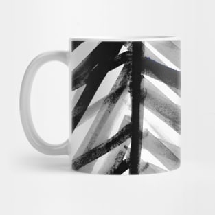 watercolor lines palm leaf 5 Mug